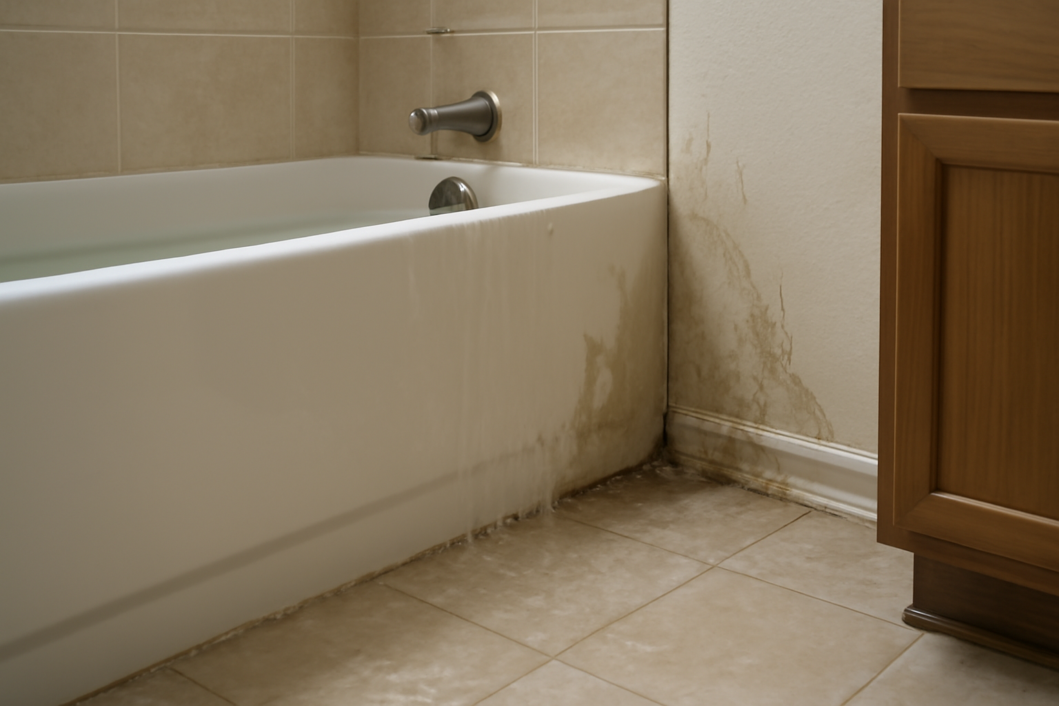 Bathtub Overflow Water Removal in Montrose, GA