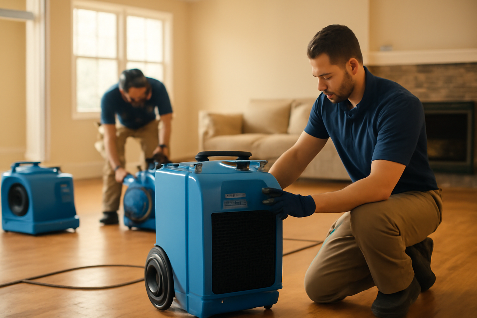 Water damage restoration service