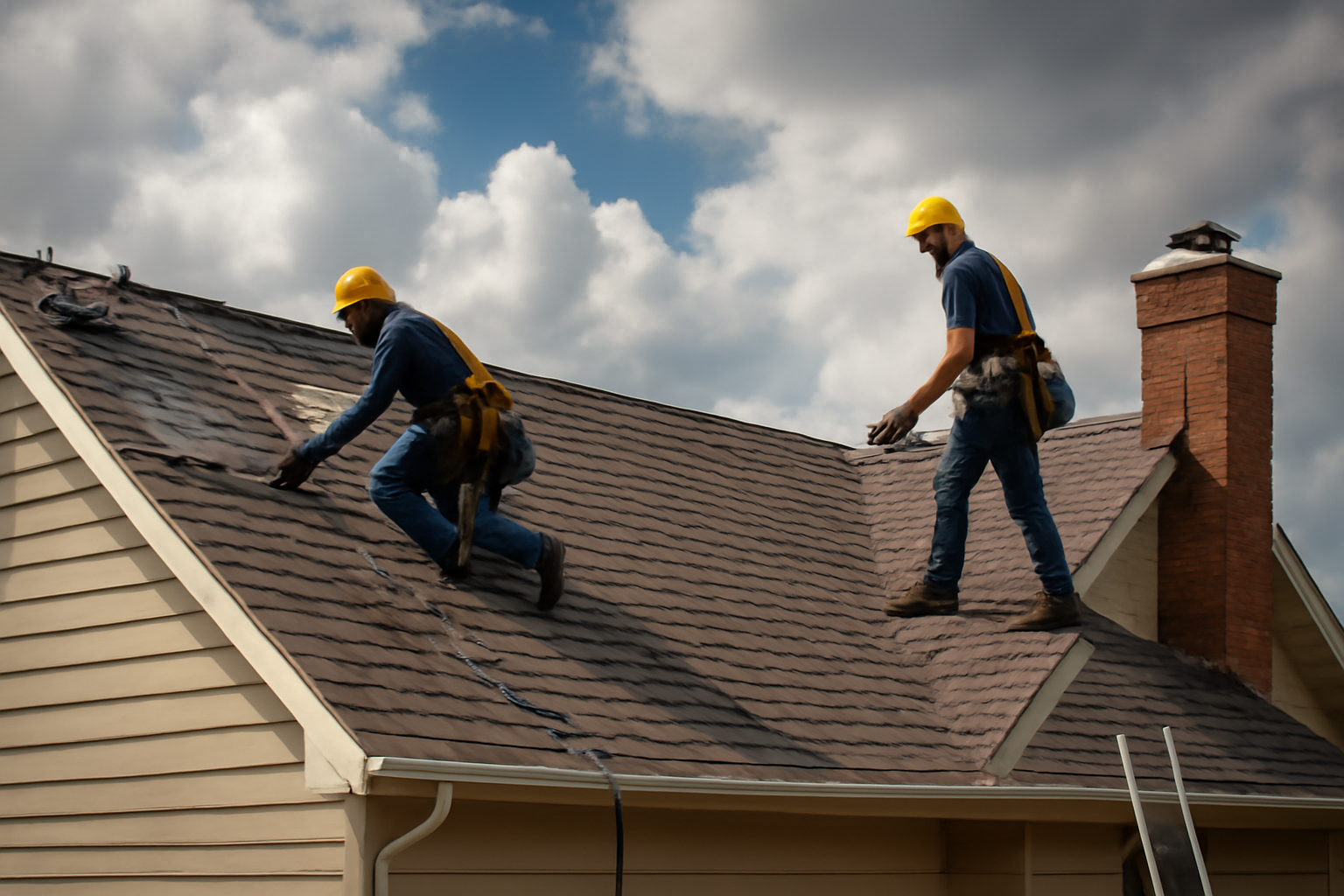 Storm damage repair service
