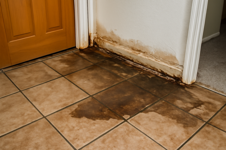 Tile Floor Water Damage Restoration