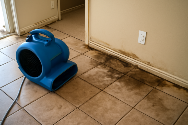 Tile Floor Water Extraction