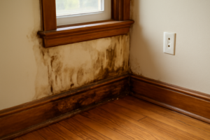 Wood Trim Water Damage Restoration